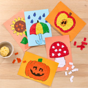 Kreatívna súprava Prvé nalepovacie jesenné obrázky Haba