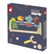 Drevená stolová hra pre deti Streľba prakom Applepop Janod