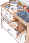 Detská drevená kuchynka pre deti s doplnkami
