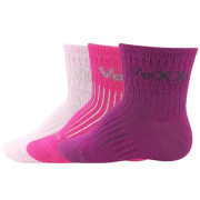 Ponožky dojčenské bambusové Bambík dievčenské (3 páry)