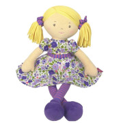 Bonikka Dames látková bábika 41 cm Fran - ružové šaty