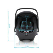 Autosedačka Baby-Safe 3 i-Size, 0-15 mesiacov