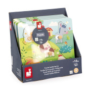 Drevené vkladacie puzzle s úchytom Zvieratká Janod Farm