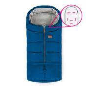 Zimný set fusak Jibot horizontal 3v1 + rukavice na kočík Jasie Petite & Mars