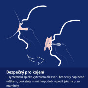 Cumlík svietiaci silikónový dynamický 2 ks Teddy Love 18 m+ Lovi