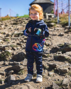 Softshellová bunda detská Dúhová mačka Wamu