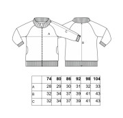 Mikina šmyk rozopínací Outlast® Oriešková Little Angel