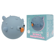 LED silikónová nočná lampička dotyková Rgb Puffer Fish, modrá Mary's