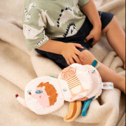 Vzdelávacia, plyšová a šuštiaca knižka, Slon Akuku