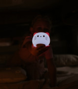 LED silikónová nočná lampička Rgb so zvukom - mačička Mary's