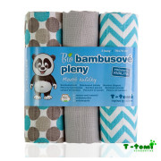 Bambusové BIO plienky 3 ks T-tomi