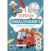 Omaľovánky A5 Doprava