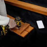 Detské drevené pieskovisko s lavičkami 120 x 120 cm Baby Mix