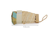 Dámsky mini skladací dáždnik s puzdrom