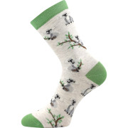 Ponožky detské s obrázkami dievčenský mix D (3 páry)