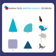 Magnetická stavebnica Arctic 25 dielov