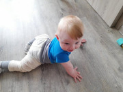 Nohavice s protišmykom bavlna zajac ružový