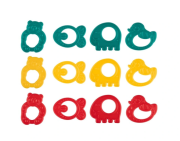 Elastické hryzátko zvieratká