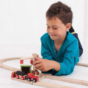 Uhoľná baňa so žeriavom Bigjigs Rail