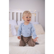 Body tričko šmyk TLAČ Outlast® Sv.modrá mačiatka