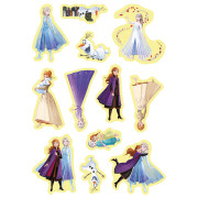 Omaľovánky so svietiacimi samolepkami Ľadové kráľovstvo