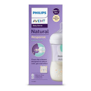 Fľaša Natural Philips Avent Response s ventilom AirFree 260 ml, 1 m+