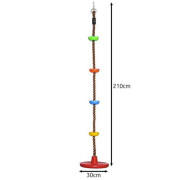 Hojdačka s lezeckým lanom