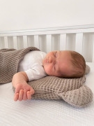 Waflová letná súprava vankúšika s prikrývkou Béžová Infantilo