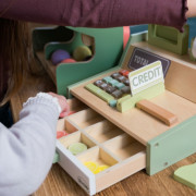 Playful Wood drevená pokladňa 17 ks