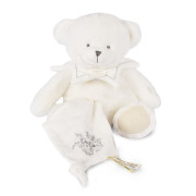 Darčeková sada Plyšový medvedík s dečkou 30 cm béžový Doudou