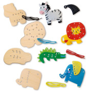 Kreatívna navliekacia sada Džungľa so zvieratkami