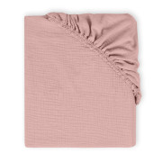 Mušelínové prestieradlo s gumou 60 x 120 cm BabyMatex