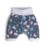 Detské kraťasy Morský svet šedej Esito
