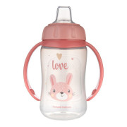 Hrnček tréningový Cute Animals so silikónovým náustkom 320 ml Canpol babies