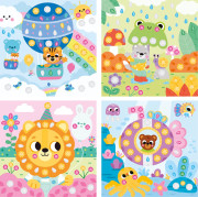 My arts&crafts Kreatívna sada Štrasové kamienky a nálepky Zvieratká Janod