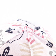 Čiapka podšitá Outlast® - biela levy / ružová baby Veľ. 2 (39-41 cm)