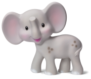 Hryzátko prírodný kaučuk Slon Infantino