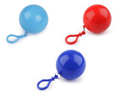 Pláštenka jednorazová v guli s karabínou