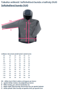 Detská softshellová bunda DUO Turquoise - tyrkysová Esito