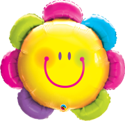 Fóliový balónik KVETY s úsmevom 81cm
