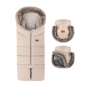 Set zimný fusak Arctic 4v1 + rukavice na kočík Furry Petite & Mars