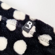 Deka Mazlík - čierna biele bodky