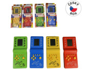 Digitálna hra Brick Game Tetris hlavolam plast 19 cm na batérie