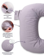 Bambusový polohovací vankúš MiniRelax 150 cm Babymatex