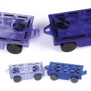 Magnetická stavebnica s autami 63 ks Ľudí