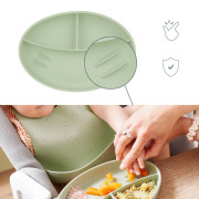 Silikónový tanier Green Babymoov