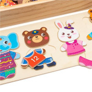 Vkladačka puzzle v krabičke zvieratka Montessori Baby Mix