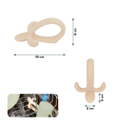 Silikónová lyžička Beige Babymoov