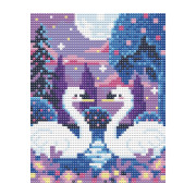 Kreatívna sada Maxi Mesačný svit Maľovanie diamanty Janod Atelier