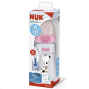 Dojčenská fľaša NUK FC+Temperature Control 300 ml BOX-Flow Control cumlík